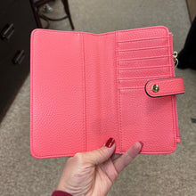 Load image into Gallery viewer, Macy Wallet- Coral Pink