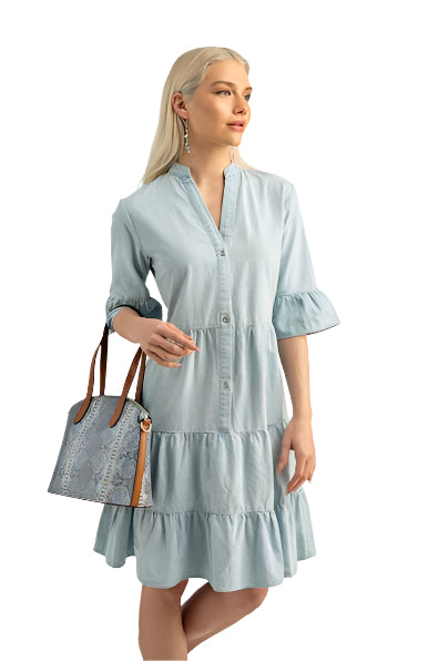 Denim Dress, Light Wash – Hartzog Gifts & Fine Jewelers