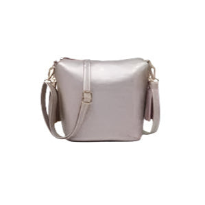 Dylan Vegan Crossbody- Champagne