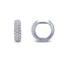 Load image into Gallery viewer, 3-Row Huggie Hoop Earrings