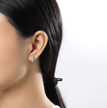 Load image into Gallery viewer, 3-Row Huggie Hoop Earrings