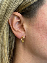 Load image into Gallery viewer, Sprinkles Huggie Hoop Earrings Crystal