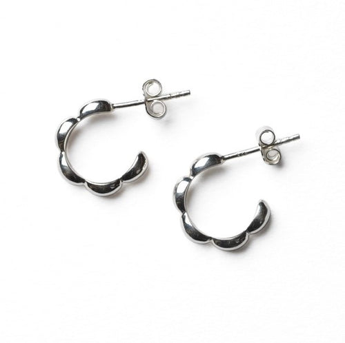 Small Rice Bead Hoops
