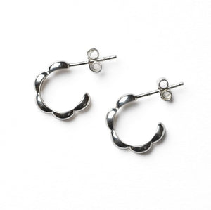 Small Rice Bead Hoops