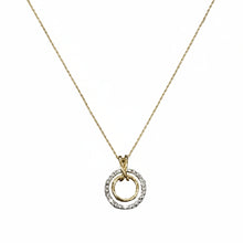 Load image into Gallery viewer, Double Circle Necklace