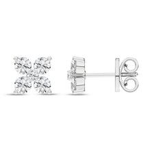 Load image into Gallery viewer, Flower Petals Stud Earrings (Round)