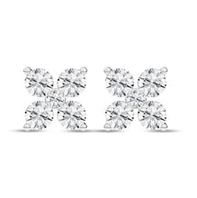 Load image into Gallery viewer, Flower Petals Stud Earrings (Round)
