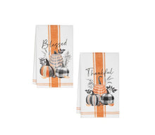Load image into Gallery viewer, Country Thanksgiving Kitchen Towels- 2 asst