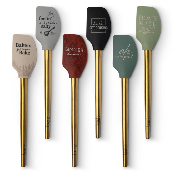 Elements Spatula w/Metallic Gold Handle – Twisted Mule Mercantile