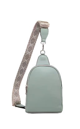 Ellen Vegan Guitar Strap Sling Bag- Jade
