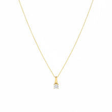 Load image into Gallery viewer, Diamond Solitaire Pendant Necklace