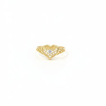 Load image into Gallery viewer, Gold Heart Ring