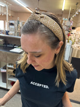 Load image into Gallery viewer, Tan Raffia Woven Headband