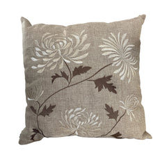Load image into Gallery viewer, Embroidered Flower Pillow