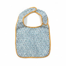 Load image into Gallery viewer, Orange and Blue Flower Bib
