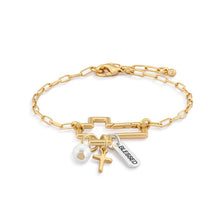 Load image into Gallery viewer, Faith Bracelet Jewelry Set - Gold