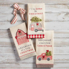 Load image into Gallery viewer, Farm Christmas Towel, 3 Asst