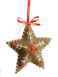 Felt Christmas Ornament, 4 Asst.