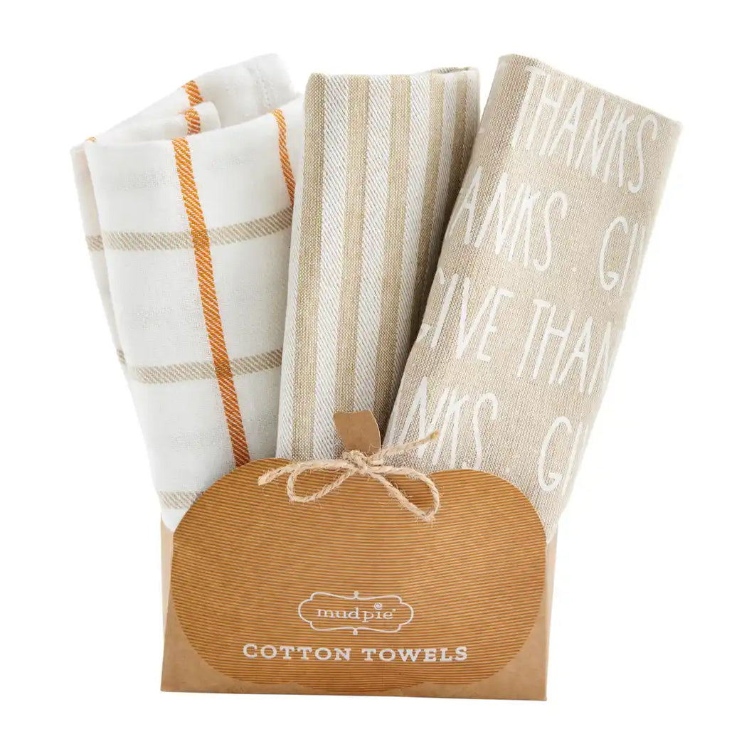 Fall Towel Set - Pumpkin