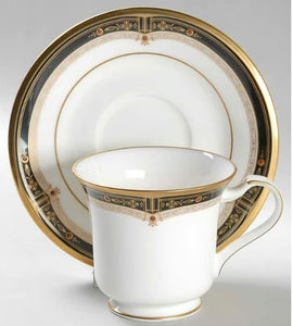 Gold and Sable Cup & Saucer by Noritake