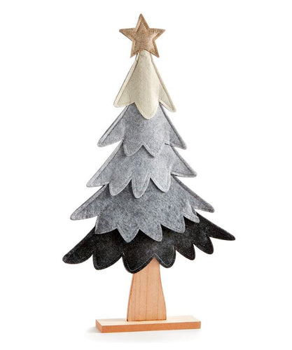 Grey Felt Christmas Tree