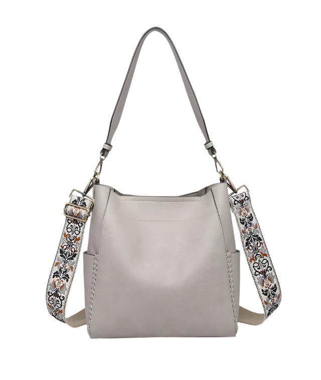 Penny Bucket Bag- Grey