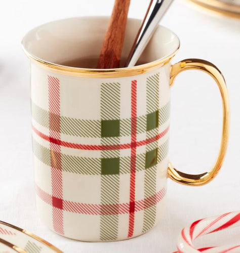 Holiday Plaid Mug