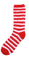 Load image into Gallery viewer, Holiday Fuzzy Socks, 4 Asst.