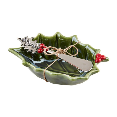 Holly Tidbit Bowl Set