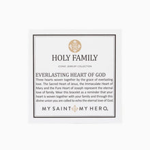 Load image into Gallery viewer, Holy Family Everlasting Heart of God Cuff Bracelet