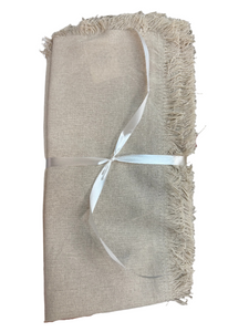Fringed Sand Napkins- Set of 4