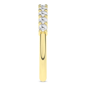 0.6 ctw Shared-Prong Wedding Band (Round)