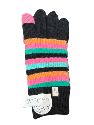 Colorburst Gloves - Black