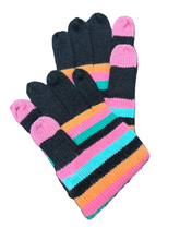 Load image into Gallery viewer, Colorburst Gloves - Black