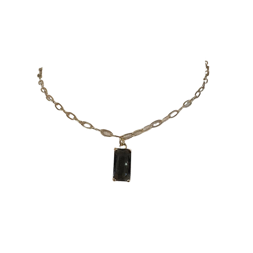 Gemstone Necklace, 3 asst