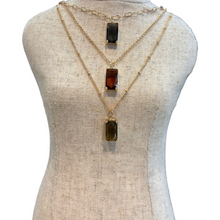 Load image into Gallery viewer, Gemstone Necklace, 3 asst