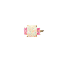 Load image into Gallery viewer, Square Opal Ring