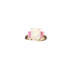 Load image into Gallery viewer, Square Opal Ring