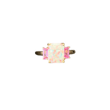 Load image into Gallery viewer, Square Opal Ring