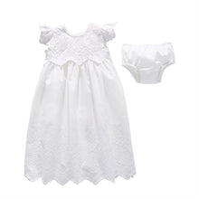 Load image into Gallery viewer, Eyelet Christening Gown Set