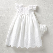 Load image into Gallery viewer, Eyelet Christening Gown Set