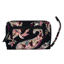 Load image into Gallery viewer, Botanical Paisley Zip-Around Wallet