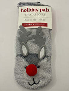 Holiday Pals Snuggle Socks, Asst