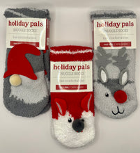 Load image into Gallery viewer, Holiday Pals Snuggle Socks, Asst