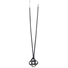 Load image into Gallery viewer, Interlok Horn Necklace- Black
