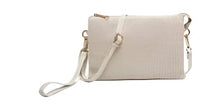 Load image into Gallery viewer, Izzy Straw Woven Crossbody- Off-White