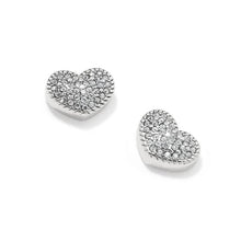 Load image into Gallery viewer, Illumina Celeste Heart Post Earrings