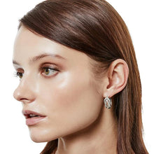 Load image into Gallery viewer, Interlok Harmony Hoop Earrings