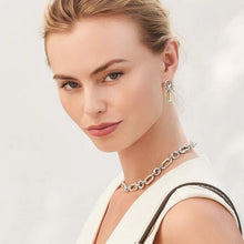 Load image into Gallery viewer, Ferrara Medici Two Tone Earrings