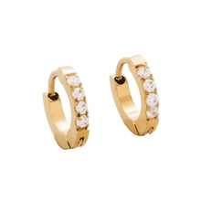 Load image into Gallery viewer, Sunrise Hoop Earrings 9mm